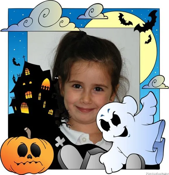 Halloween frames. Marcos infantiles Halloween.