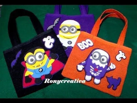 HALLOWEEN MONSTERS MINIONS / DESPICABLE ME HALLOWEEN DIY - YouTube