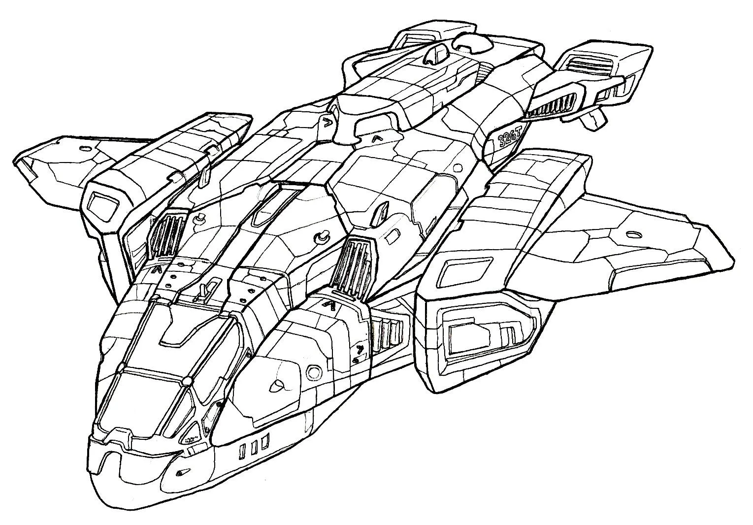 Dibujos para colorear de halo 3 - Imagui