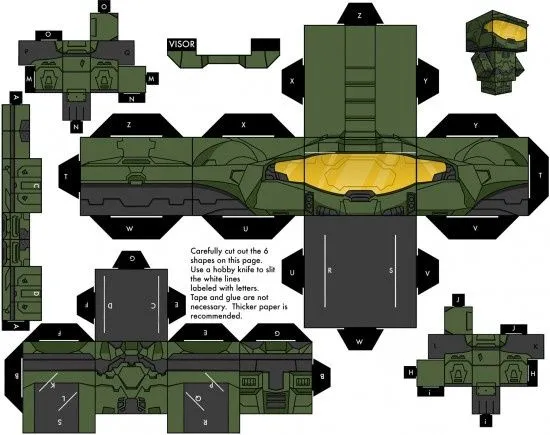 Halo papercraft | Geeks | Pinterest | Papercraft and Halo