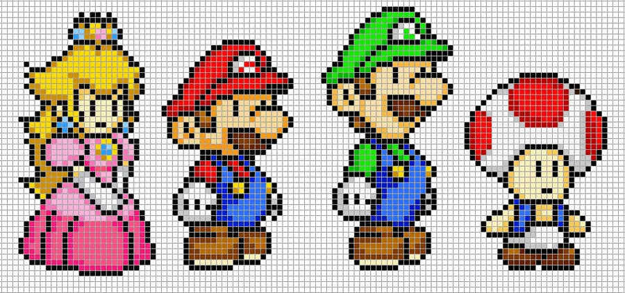 Hama Beads Mario on Pinterest | Hama Mario, Hama Beads and Hama Mini