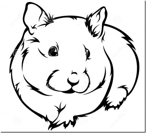 Hamsters tiernos con corazones para colorear - Imagui Hamsters tiernos con corazones para colorear - Imagui