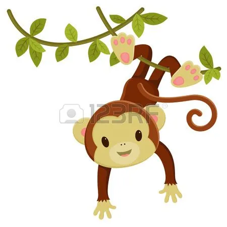 Hanging Monkey Template | Clipart Panda - Free Clipart Images