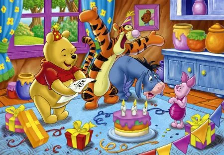 Clementoni 29417 Winnie the Pooh : Happy birthday