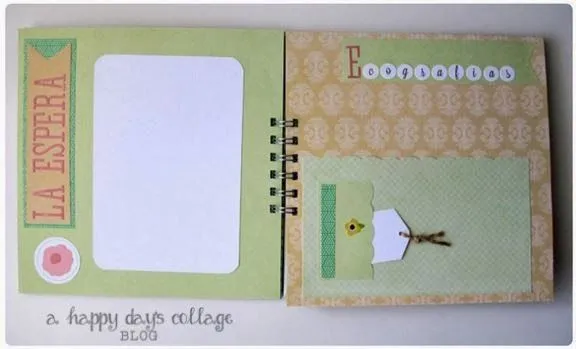 A Happy Days Collage: Mini Album para Bebé: Primer año A Happy Days Collage: Mini Album para Bebé: Primer año
