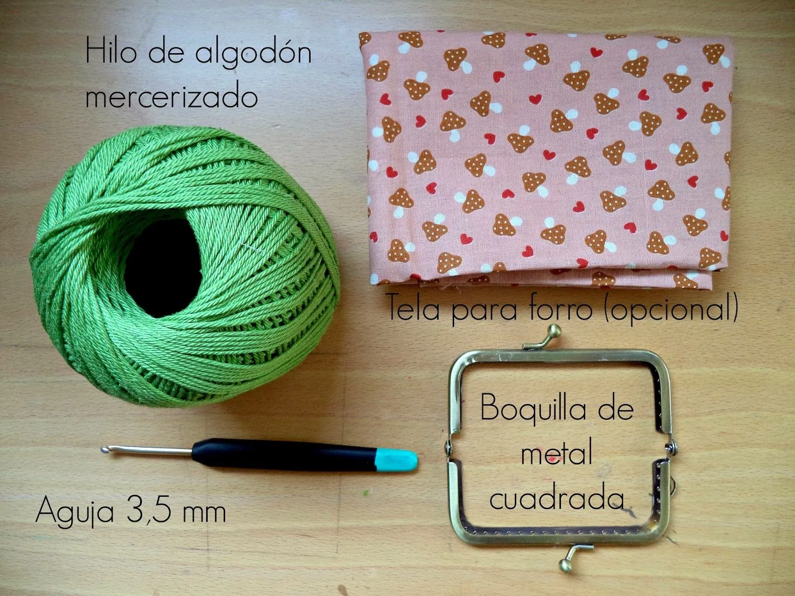 Happy Ganchillo : Monedero de ganchillo con boquilla cuadrada -