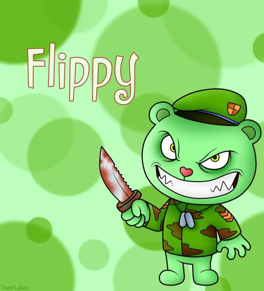 Happy Tree Friends: Flippy by SuperLakitu on DeviantArt Happy Tree Friends: Flippy by SuperLakitu on DeviantArt