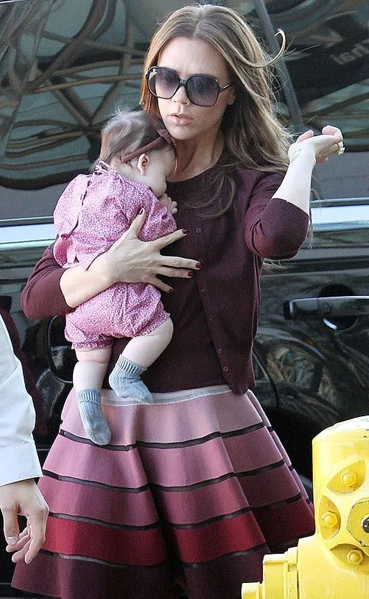 Harper Beckham, a punto de convertirse la bebé más fashion de las ...