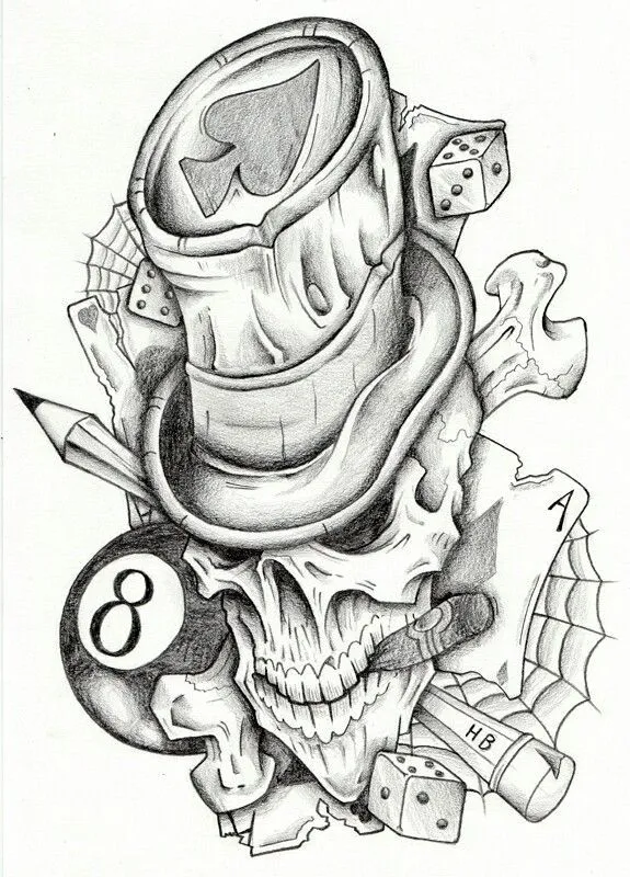 Hat skull | Skull tattoo design, Sleeve tattoos, Tattoo design drawings Hat skull | Skull tattoo design, Sleeve tattoos, Tattoo design drawings