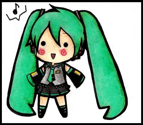 hatsune miku by Pericote on DeviantArt