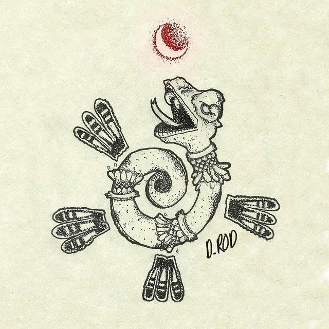 I have no idea. — La serpiente emplumada. - #Ink 2014 #Snake... I have no idea. — La serpiente emplumada. - #Ink 2014 #Snake...