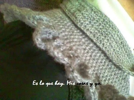 Es lo que hay. Mis cosas y yo.: Capa corta con cuello tejida a ...
