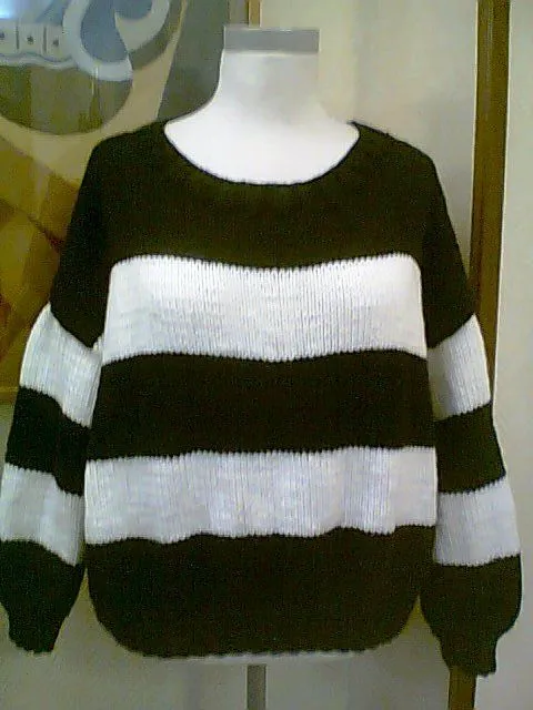 Es lo que hay. Mis cosas y yo.: Jersey a dos agujas con cuello ... Es lo que hay. Mis cosas y yo.: Jersey a dos agujas con cuello ...