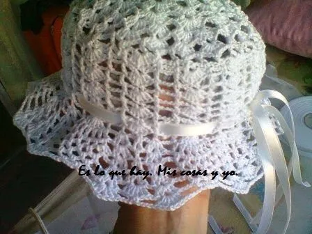 Es lo que hay. Mis cosas y yo.: Pamela, sombrero a crochet para ...