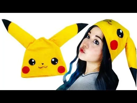 haz tu propio gorro PIKACHU y maquillaje ♥ MIKU - YouTube haz tu propio gorro PIKACHU y maquillaje ♥ MIKU - YouTube