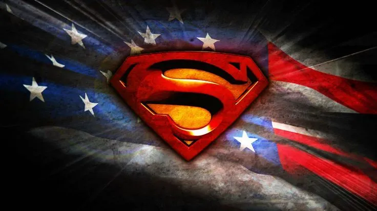 HD Superman Logo, American Flag Wallpapers - HD Desktop Wallpaper ...