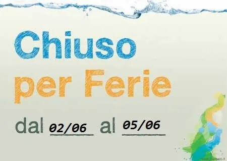 HEAVY BOLTER: Chiuso per ferie dal 02/06 al 05/ HEAVY BOLTER: Chiuso per ferie dal 02/06 al 05/