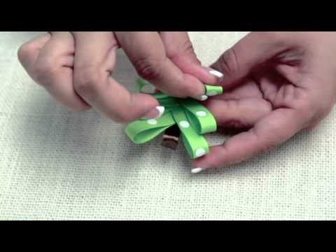Hebilla para el cabello (Motivo: Navidad) - YouTube Hebilla para el cabello (Motivo: Navidad) - YouTube