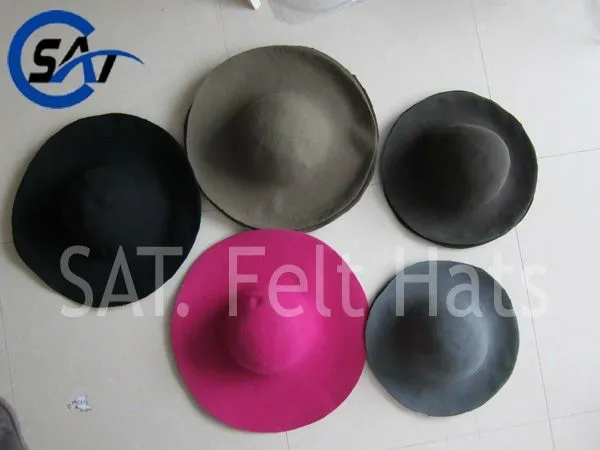 Hechos a mano 100% de fieltro de lana sombreros de pirata venta al ... Hechos a mano 100% de fieltro de lana sombreros de pirata venta al ...