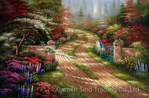 Hechos a mano del arte del paisaje pintura-Pintura y Caligrafía ... Hechos a mano del arte del paisaje pintura-Pintura y Caligrafía ...