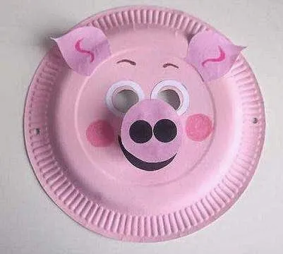 Hechos con platos de plástico o cartón. Tutorial con plantillas ...