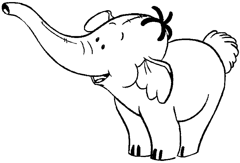 heffalump Colouring Pages