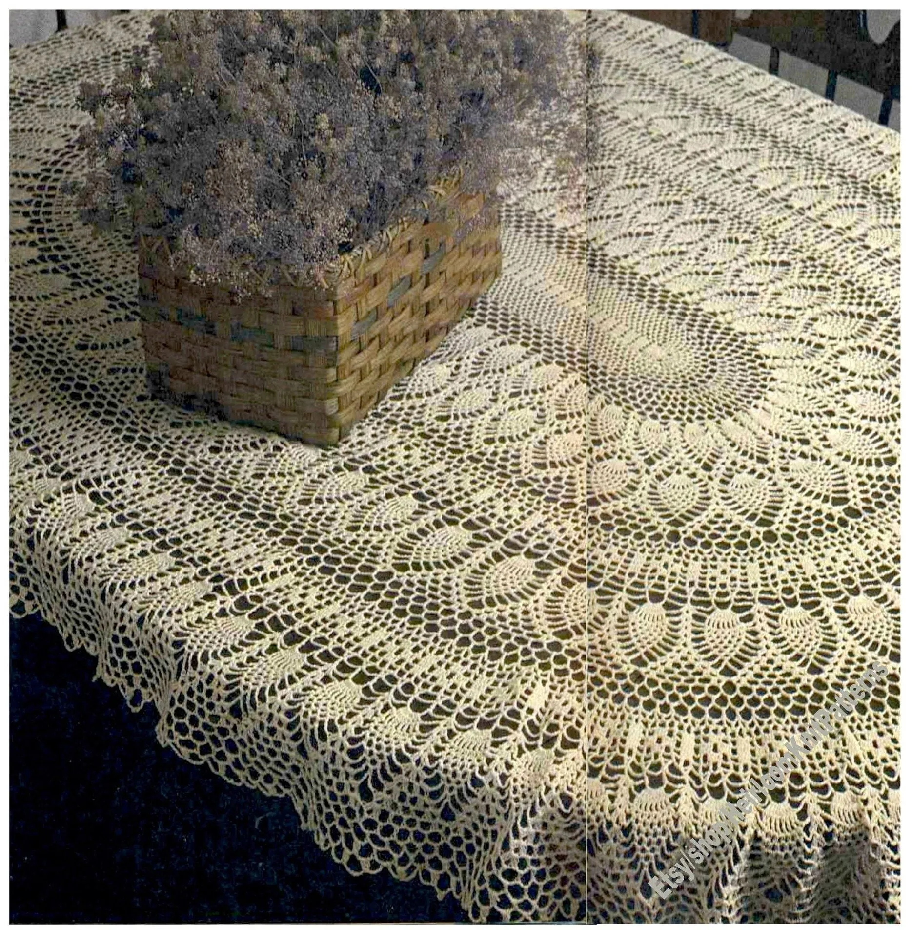 Heirloom Pineapple Tablecloth Vintage Crochet Pattern Oval - Etsy Ireland Heirloom Pineapple Tablecloth Vintage Crochet Pattern Oval - Etsy Ireland