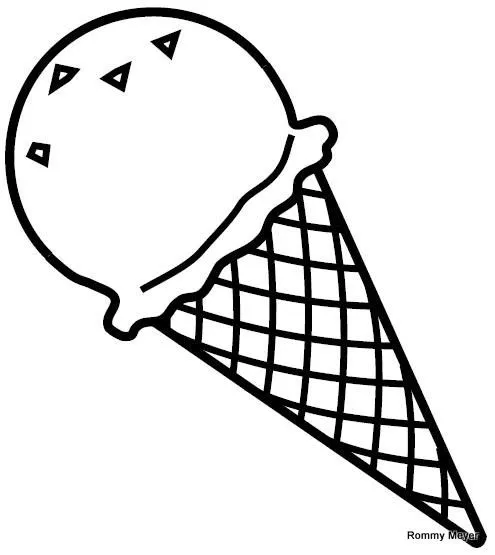 Helado para dibujar - Imagui