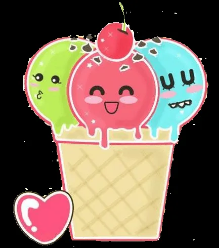 De helados animados tiernos - Imagui