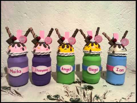 Helados hechos con foami - YouTube