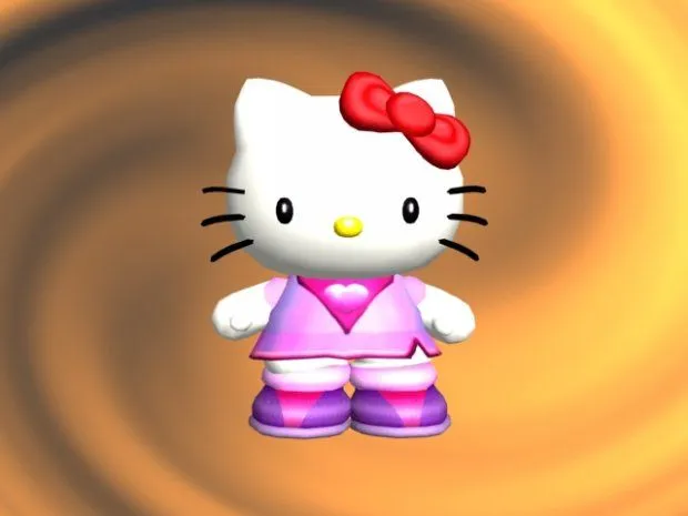 Hello Kitty - 3d model - .max Hello Kitty - 3d model - .max
