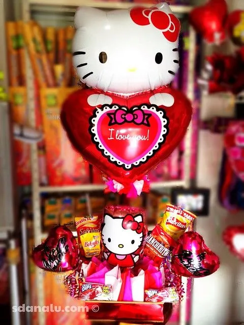 Fotos y imagenes de arreglos de globos de Hello Kitty - Imagui Fotos y imagenes de arreglos de globos de Hello Kitty - Imagui