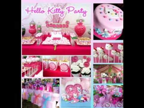 Hello kitty baby shower ideas - YouTube