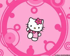 Hello Kitty Background PPT PPT Template