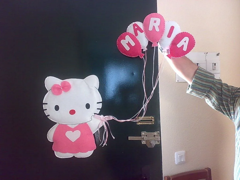 hello kitty y bob esponja en grande de fieltro. | Aprender ...