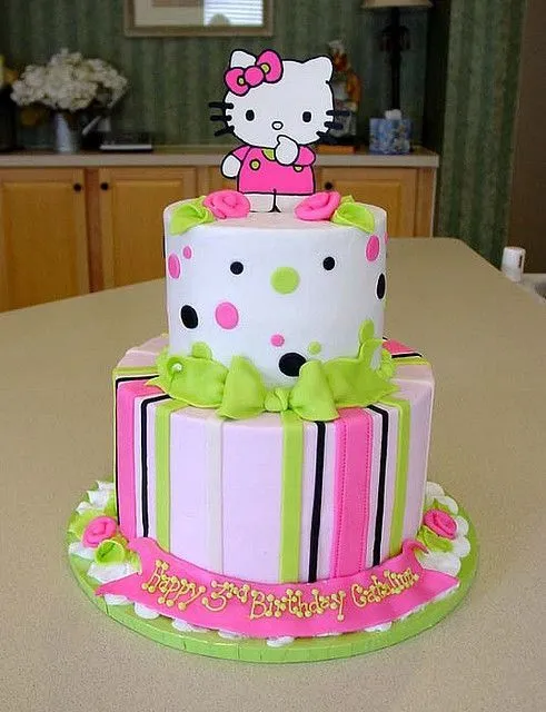 Hello Kitty cake | Tarta infantiles | Pinterest | Pastel De Hello ...
