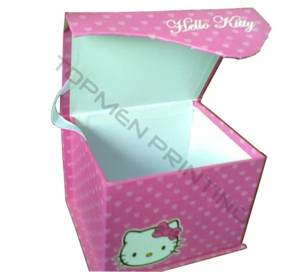 Hello Kitty de papel linda caja de regalo para los niños-Embalaje ... Hello Kitty de papel linda caja de regalo para los niños-Embalaje ...