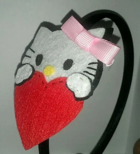 Hello kitty diadema en fieltro | Diademas, coleteros y pillapelos ... Hello kitty diadema en fieltro | Diademas, coleteros y pillapelos ...