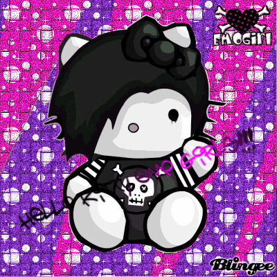hello kitty emo girls!!! Fotografía #92885676 | Blingee.com