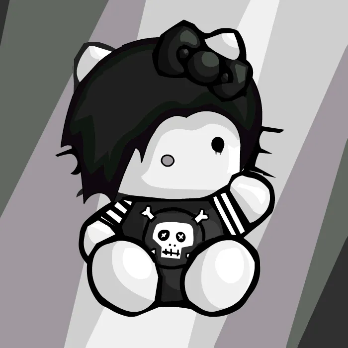 Hello kitty emo Graphic Animated Gif