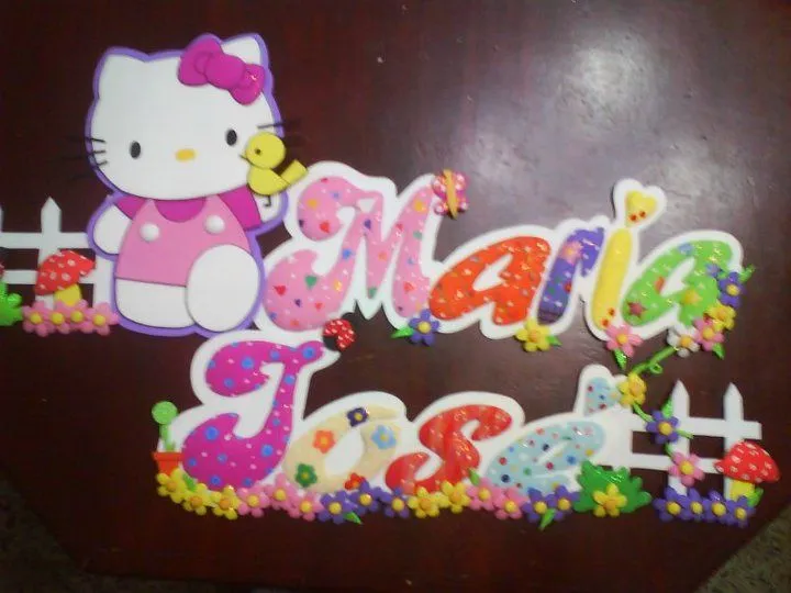 Moldes de foami de Hello Kitty - Imagui