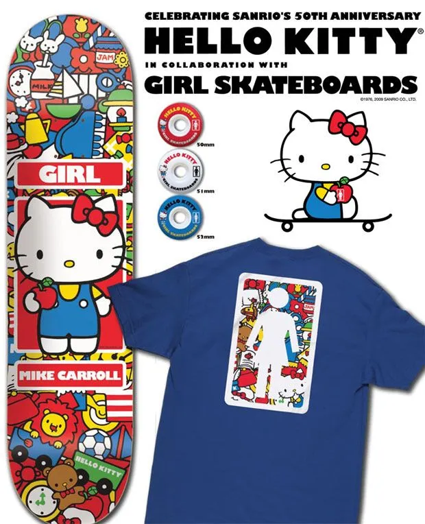 Hello Kitty x Girl Skateboards
