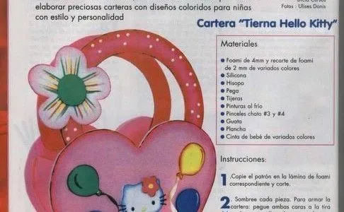 carteras en foami - Todo en Goma Eva