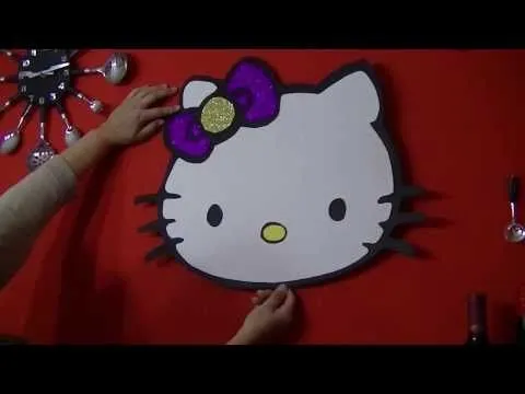 Hello Kitty en goma eva