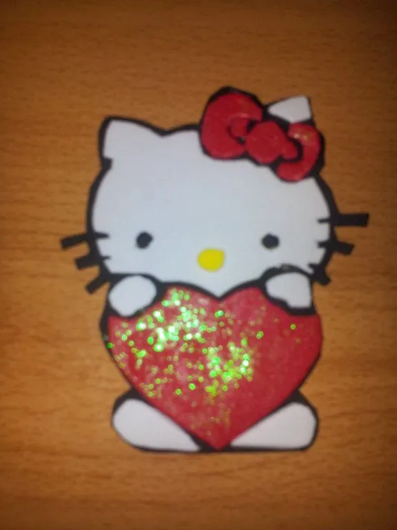 Hello Kitty en goma eva - Imagui
