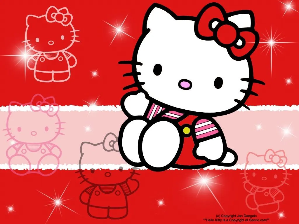Hello Kitty animadas - Imagui