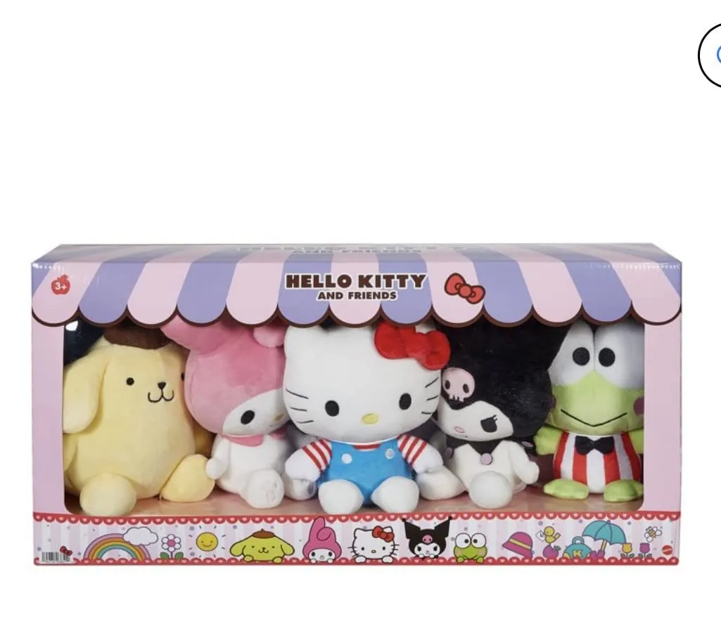 Hello Kitty - Juego de 5 peluches and Friends para coleccionistas de 8 pulgadas Melody Kuromi Keroppi Pompompurin, paquete de regalo blando : Amazon.com.mx: Juguetes y Juegos Hello Kitty - Juego de 5 peluches and Friends para coleccionistas de 8 pulgadas Melody Kuromi Keroppi Pompompurin, paquete de regalo blando : Amazon.com.mx: Juguetes y Juegos