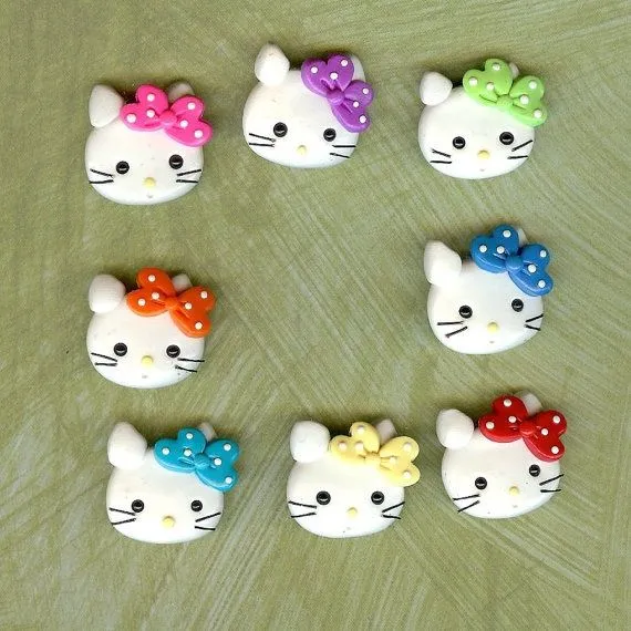 hello kitty pins | Porcelana Fria: Animales: CARITAS | Pinterest