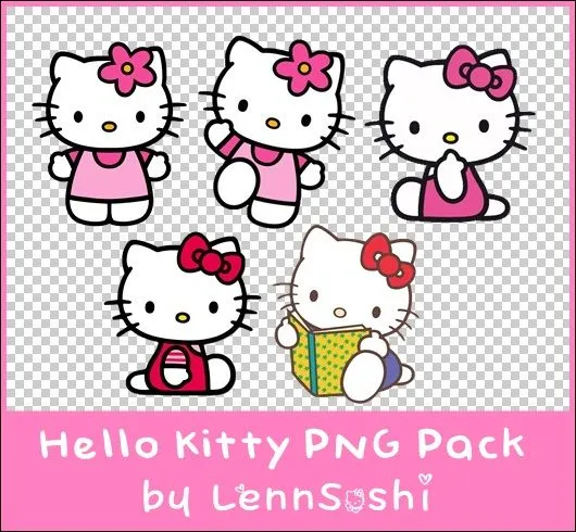 Hello Kitty PNG Pack by LennSoshi on deviantART