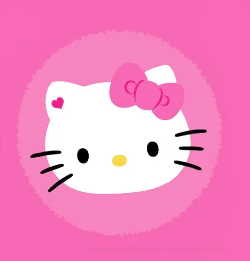 Hello kitty en rosa para imprimir-Imagenes y dibujos para imprimir